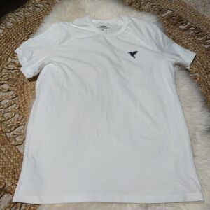 Birddogs White Tee with Navy Logo